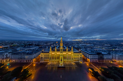 Bild zeigt das Wiener Rathaus 