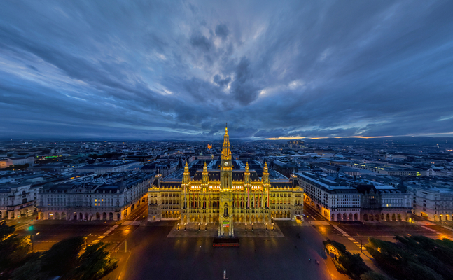 Bild zeigt das Wiener Rathaus 